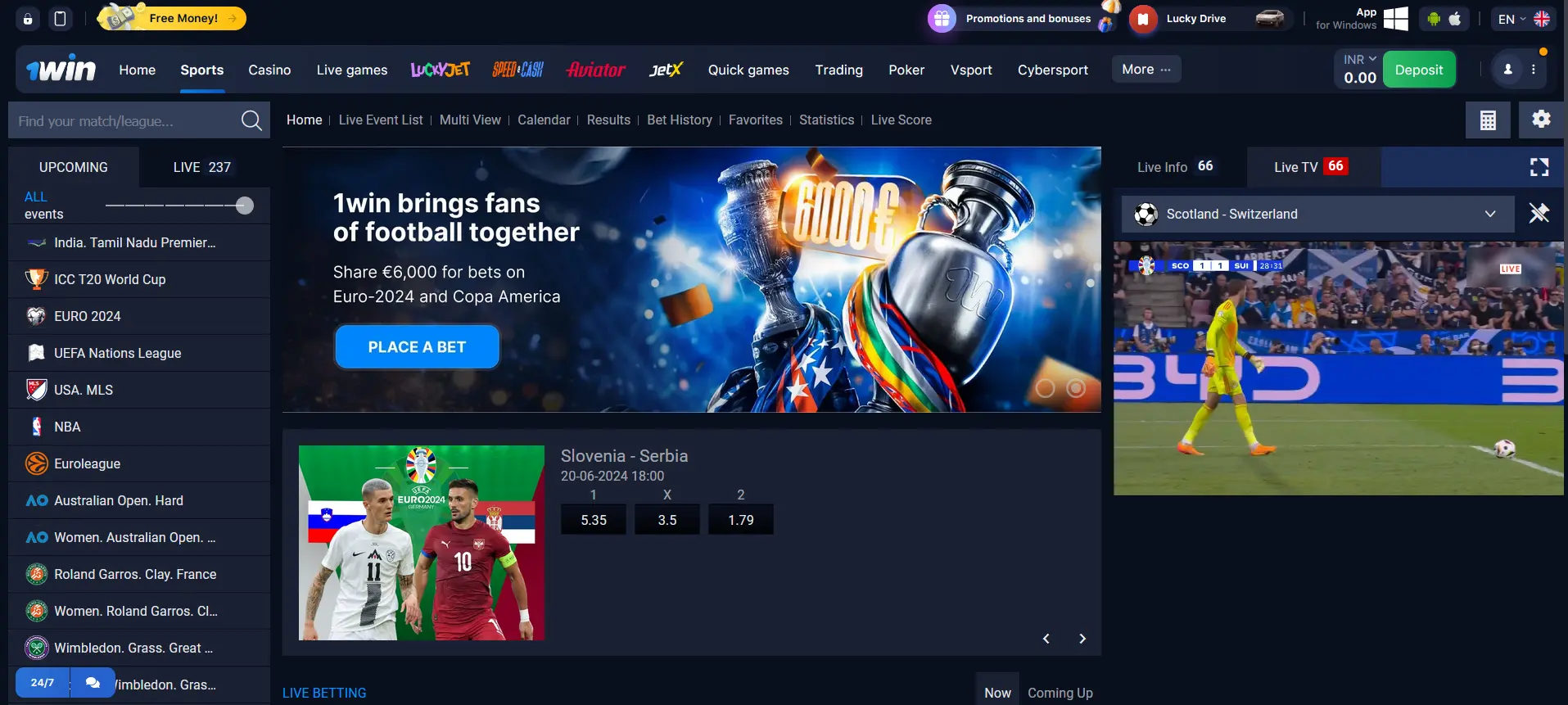 1Win Sports 1Win Sports