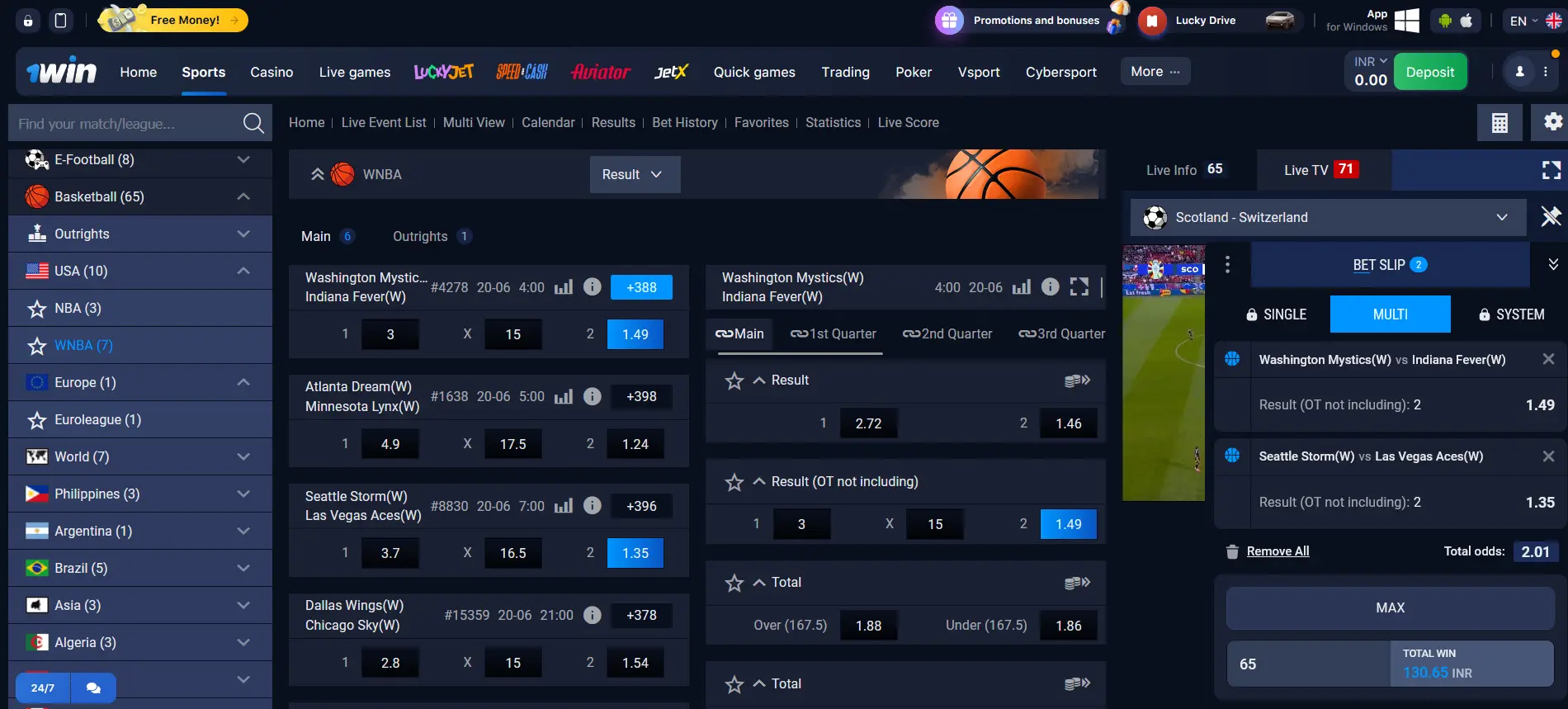 Basketball betting at 1Win Basketball betting at 1Win