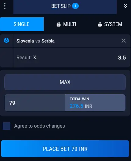 Betting in 1Win Betting in 1Win